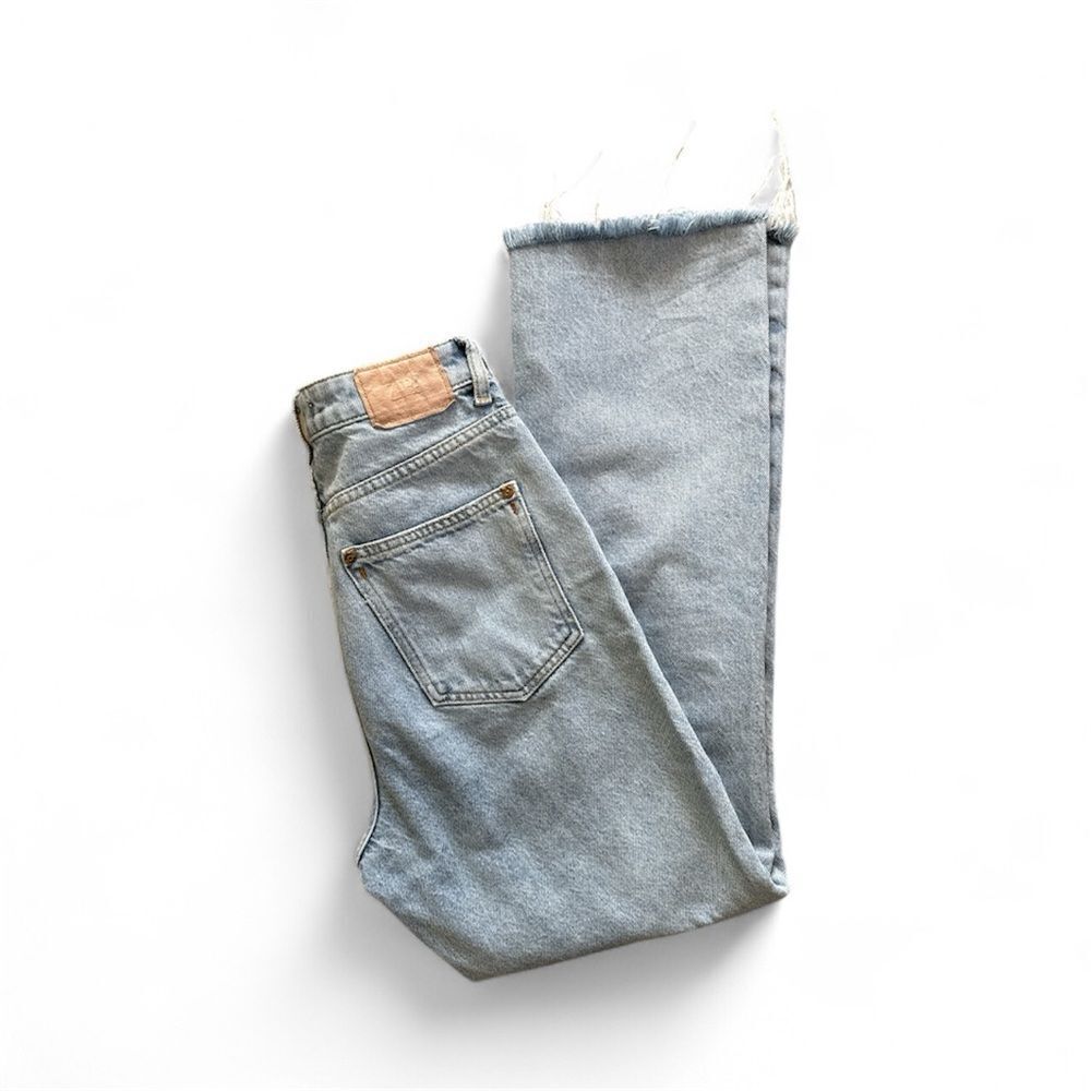 Zara Light Blue High Rise Women Jeans - Picture 4 of 4
